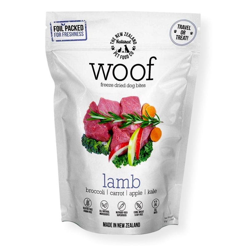 WOOF Freeze Dried Dog Food & Treat Lamb