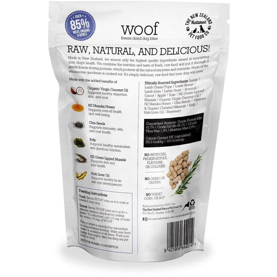 Woof freeze dried online
