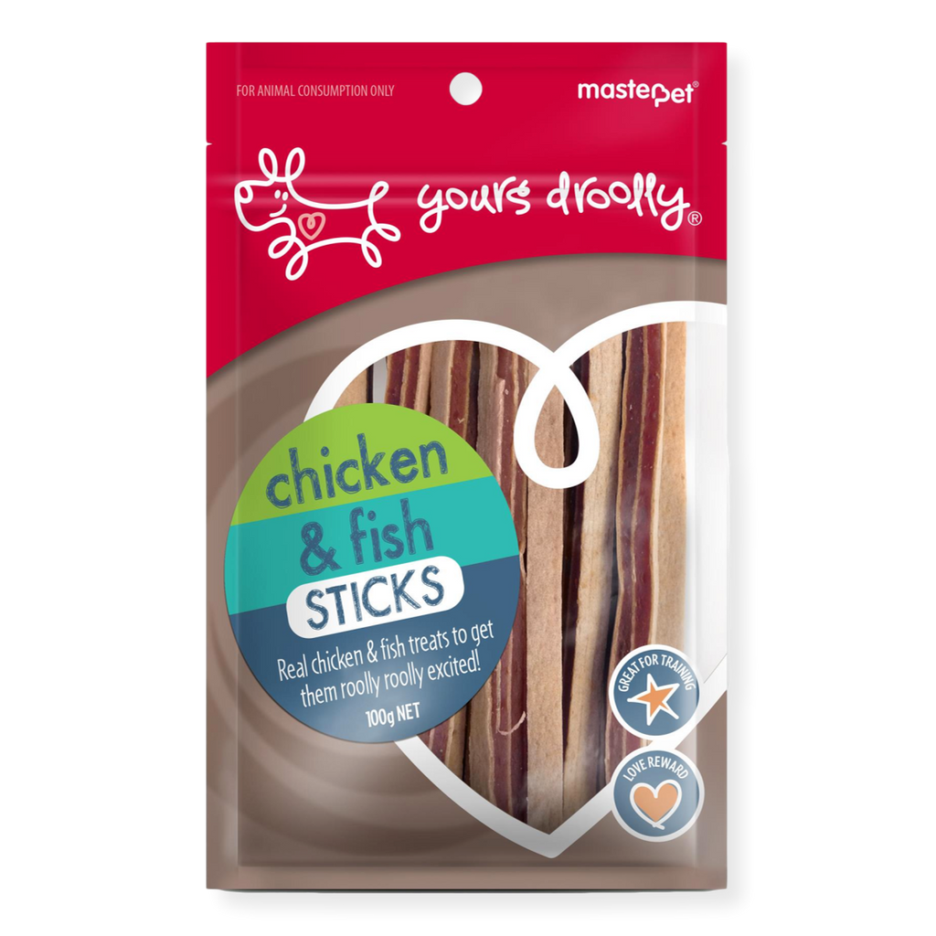 Yours Droolly Chicken & Fish Dog Treats 100g