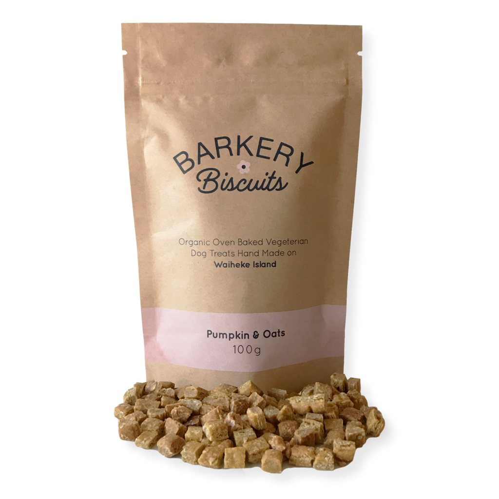 Barkery Biscuits Organic Homemade Vegetarian Dog Training Treats 100g