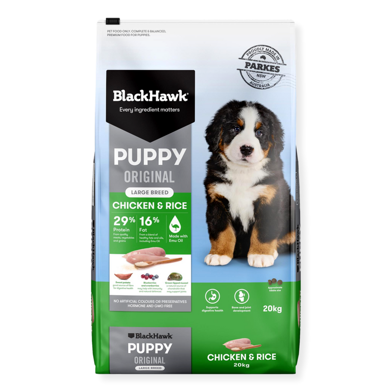 Black Hawk Chicken & Rice Large Breed Puppy Food