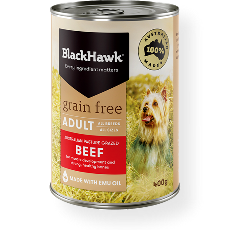 Black Hawk Grain Free Beef Wet Dog Food