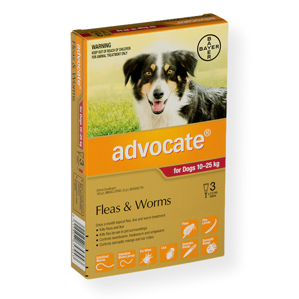 Advocate Spot On Dog Flea & Worm Treatment