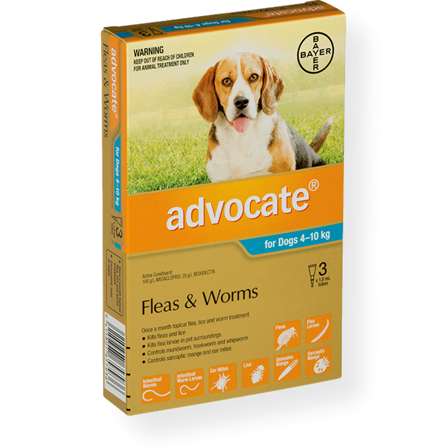 Advocate Spot On Dog Flea Worm Treatment Pet Connect NZ