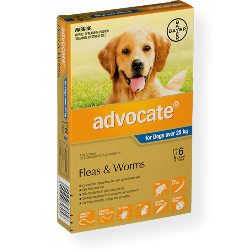 Advocate Spot On Dog Flea & Worm Treatment