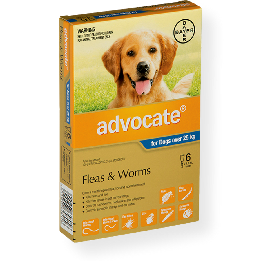 Advocate Spot On Dog Flea Worm Treatment Pet Connect NZ