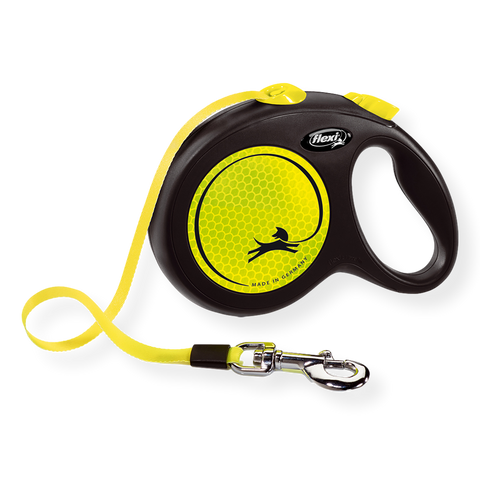 Flexi Neon Retractable Tape Dog Lead Large 5m Pet Connect NZ