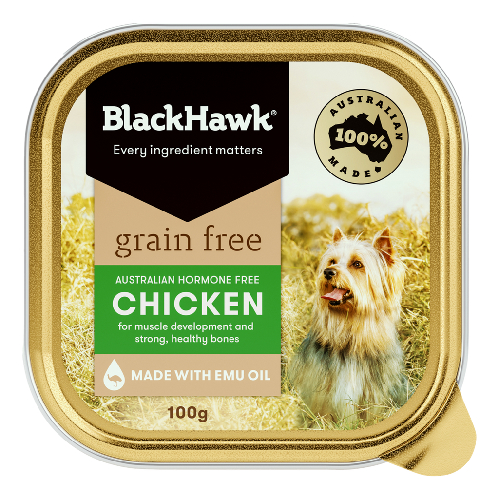 Black Hawk Grain Free Chicken Wet Dog Food 100g