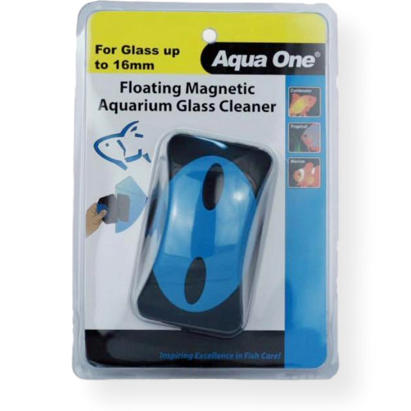 Aqua One Floating Magnet Glass Cleaner Medium – Pet Connect NZ