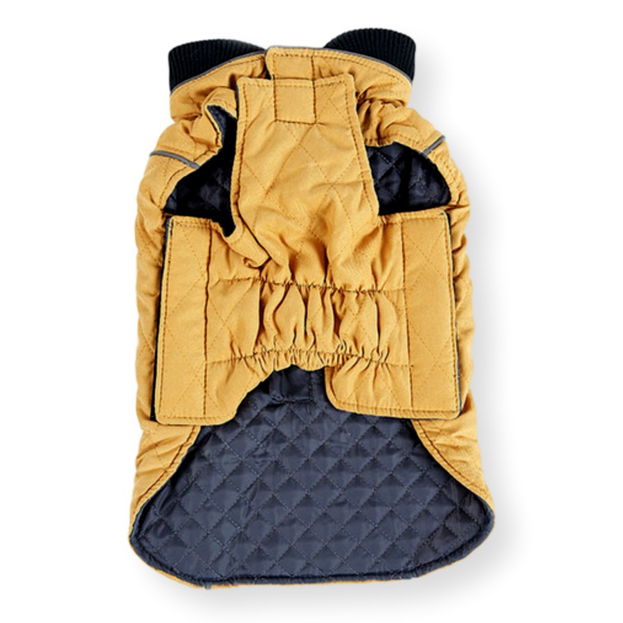 Oneroa Padded Dog Vest Mustard Pet Connect NZ
