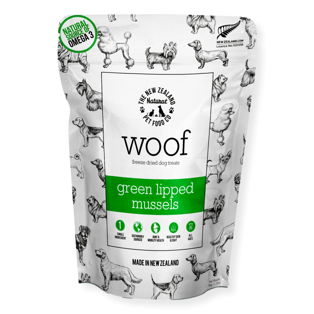 Woof Green Lipped Mussel Treats