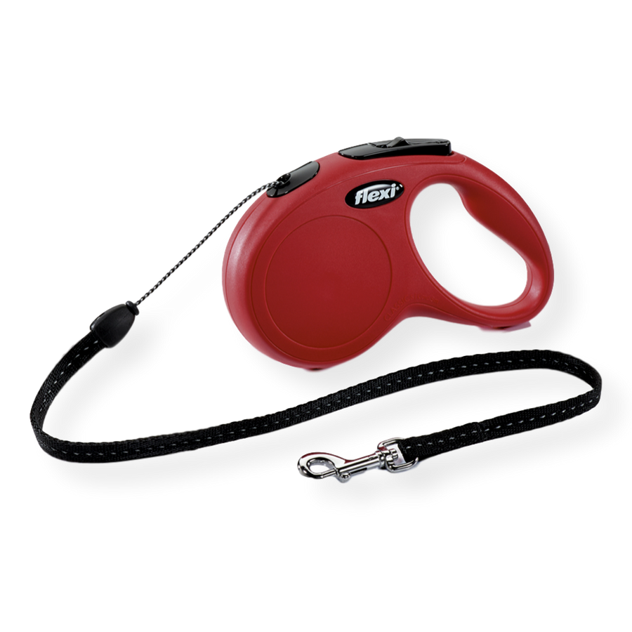 Flexi Classic Cord Retractable Lead Red Small – Pet Connect NZ